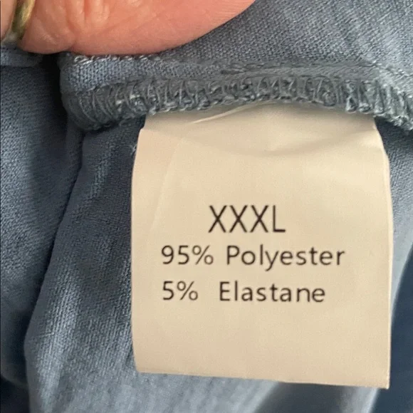 Blue Button-Up Swimsuit Cover-Up/Dress - Picture 9 of 10